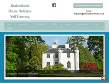 Tablet Screenshot of kinlochlaich-house.co.uk